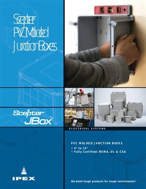 Scepter PVC Molded Junction Boxes 